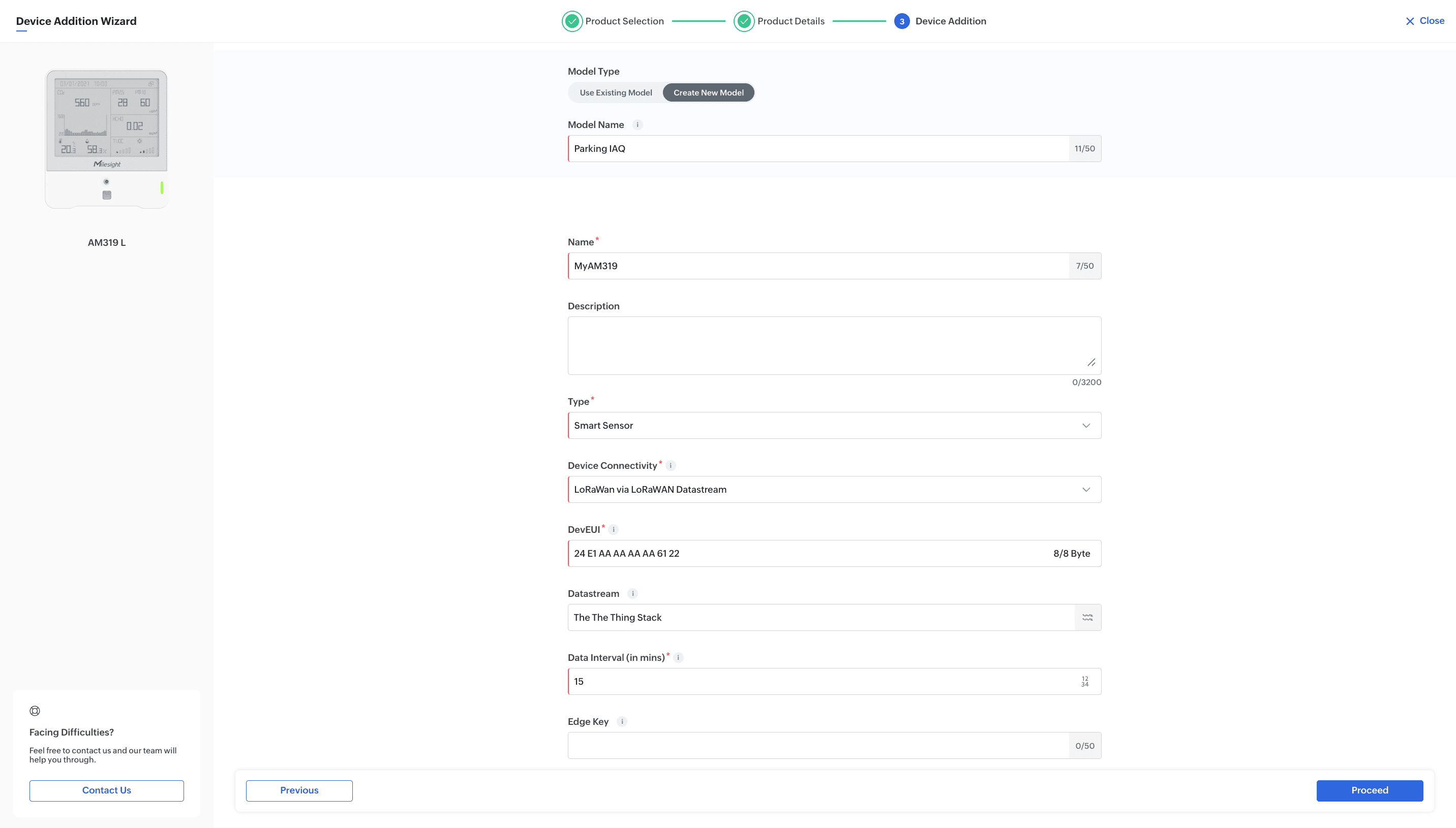 Fill Device Product Form