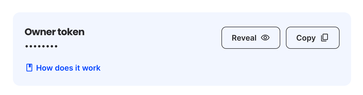 Owner Token in fleet details