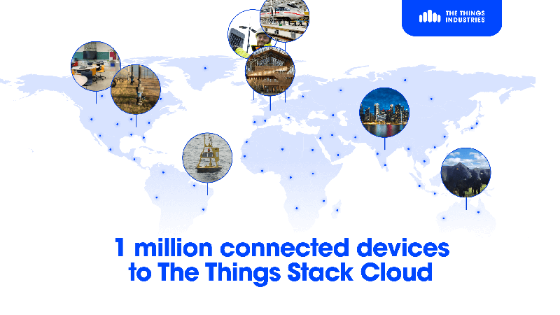 The Things Industries reaches 1 million of connected devices to their LoRaWAN® Network Management Infrastructure
